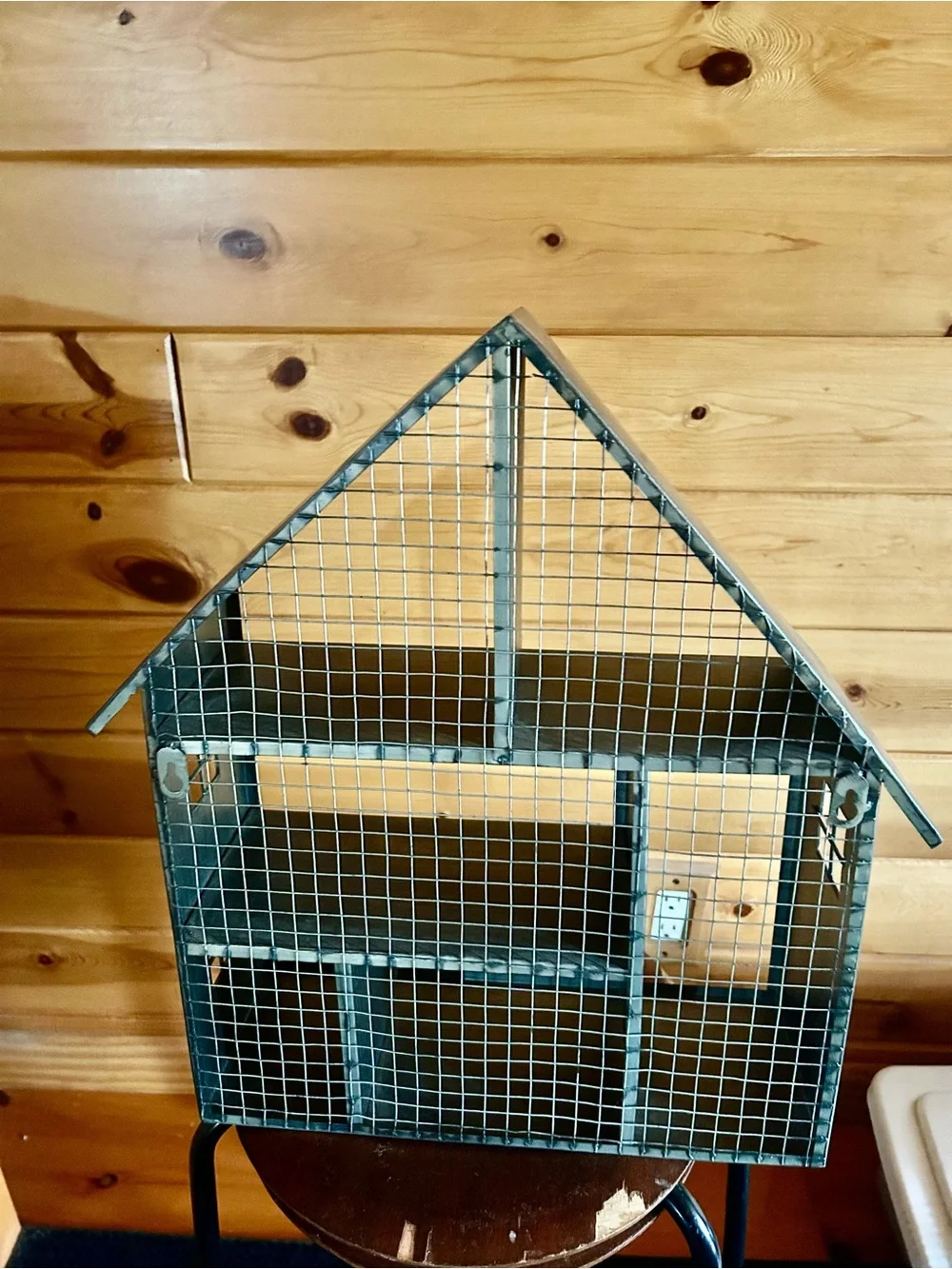 Metal House 🏠 Shape Wall Display Shelf